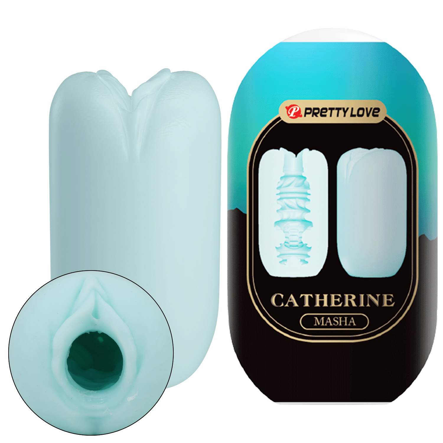 Pretty Love Masha masturbator u obliku jajeta od TPR-a — 10 cm — BI 14931 4 1